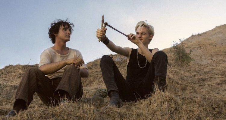 Lazzaro e Tancredi in una scena di "Lazzaro felice"